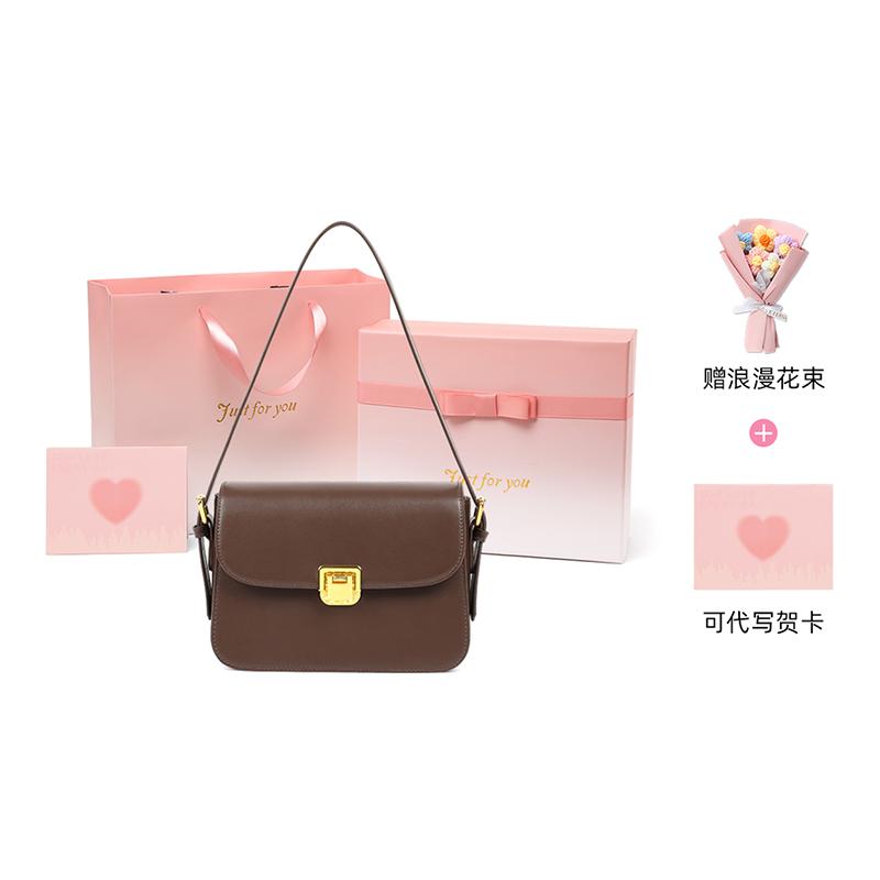 VINEY Cow Leather Crossbody Bag, Shoulder Bag Small Women's Multicolor 5946