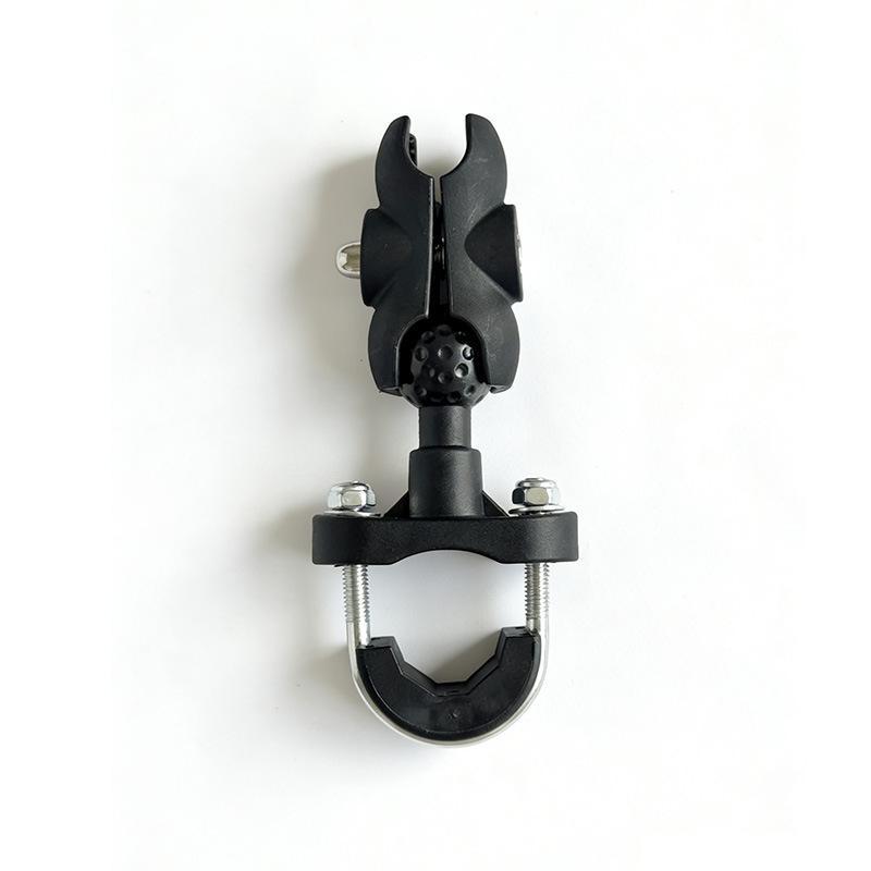 Heavy Duty Metal Motorcycle Handlebar U Bolt Mount Base Kit 25mm Ball Clamp Bracket for Motorbike Action Camera Phone Mount