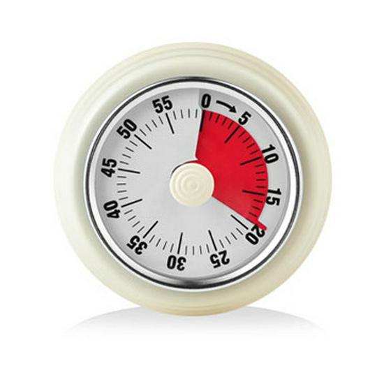 Retro Japanese Magnetic Kitchen Timer with Visual Countdown
