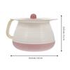 1Pcs Reinforced Plastic Chamber Pot with Cover Leak Proof Handle Urinal Bucket Home Use Spittoon for Old People