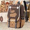 Capybara Backpack: Cute, Funny, Large Capacity, Stain-Resistant, Multifunctional for Middle School Girls