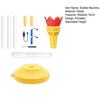 Automatic Bubble Machine with Music And LED Light Adjustable Height Bubble Maker Standing Bubble