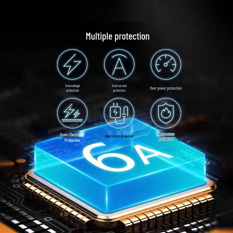 6A Fast Charging PD20W Cable for Apple 15, Huawei, Android Phones