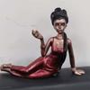 Creative Aroma Statue Stand Handcrafted Incense Burning Tray Women Figurine Incense Burner  Home