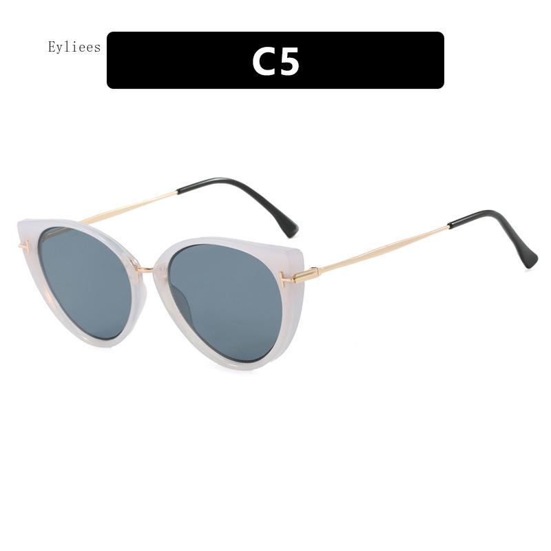 Fashionable and Trendy Cool Cat Eye Sunglasses with Multi Color Luxury, Lightweight Polarized UV Resistant Women's Sunglasses