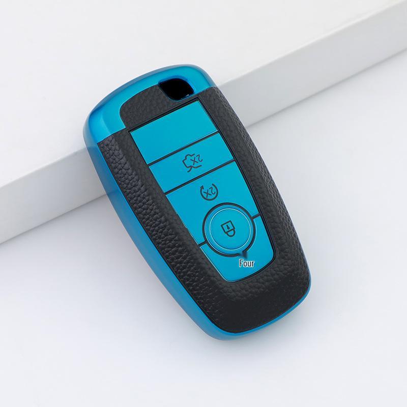 Ford Mondeo, New Focus, Edge, Everest, Ecosport Leather Key Cover