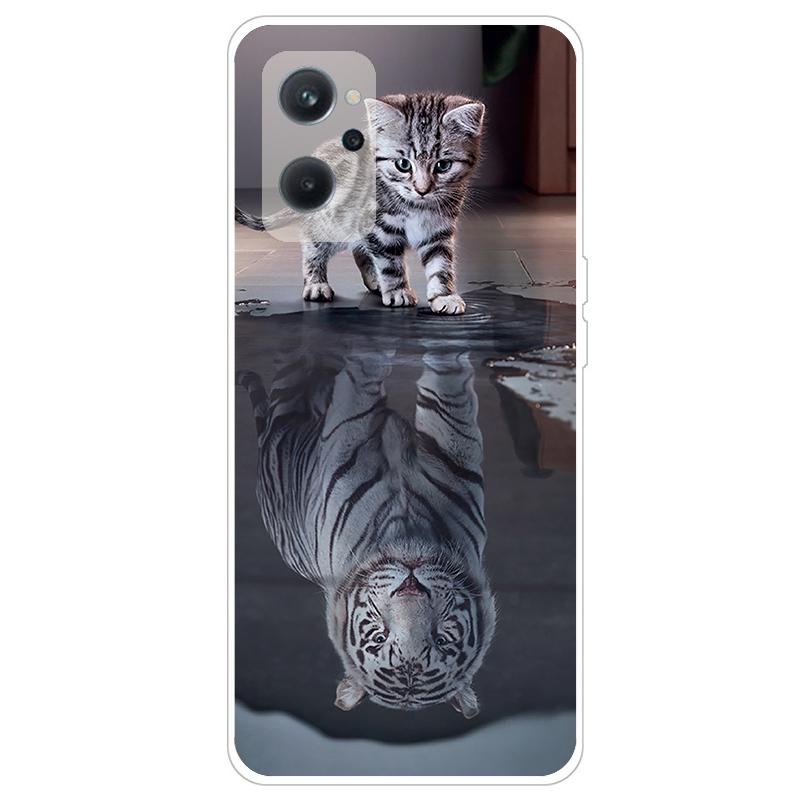 För Coque realme 9i Fodral Stötsäker Mjuk silikon TPU Baksida För oppo realme 9i 9 i i9 Realme9i Telefonfodral 9i Söt tecknad film