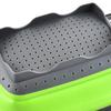 Silicone Collapsible Colanders Over the Sink Colander Strainer With Extendable Handles for Pasta Vegetables and Fruits