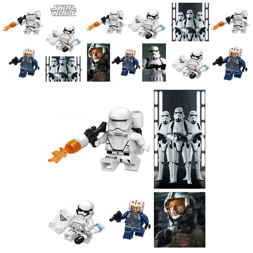 10g Beutel Kompatible Lego Star Wars Miniatur-Bausteine C041-048
