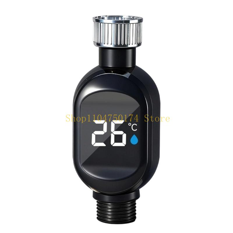 Schnell reagierendes Thermoduschkopf-Display Echtzeit-Wassertemperatur-Tracking Starkes Stahl-Badezimmerzubehör Top-Angebot