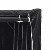 Firewood Rack with Rain Cover 151 x 80.5 x 110.5 cm Galvanized Steel