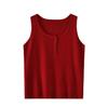Zhi Xuan Plus Size Wool Blend Ribbed Stripe Tank Top for Women - 2026 Spring Collection, Wear Alone or Layered