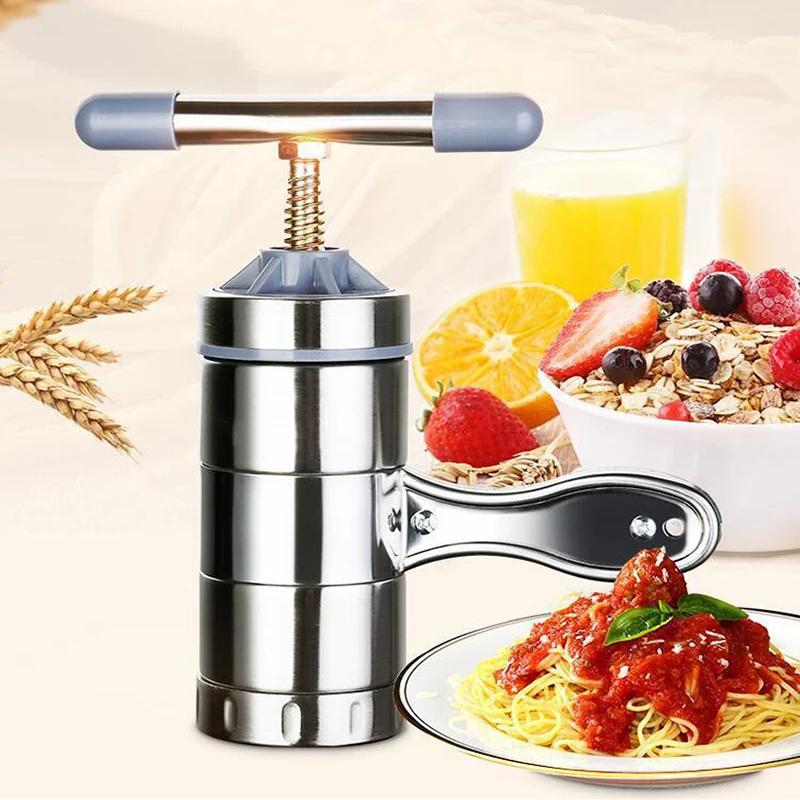 Household Manual Noodle Maker Stainless Steel Fresh Pasta Machine Small Noodle Press Pasta Roller Machine Kitchen Tools