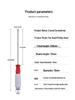 Small Phillips/Slotted Flathead Screwdriver with Transparent Handle for Computer Repair