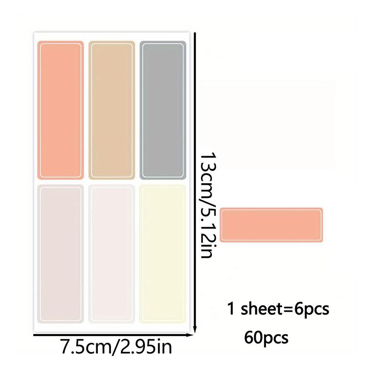 

40/60/160 шт. самоклеящиеся наклейки с указателем, 10 листов, простая цветная наклейка Morandi M