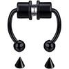 Women Fake Piercing Nose Ring Hoop Septum Piercing Nose Clip Rock HipHoop Stainless Steel Magnet Fashion Body Jewelry