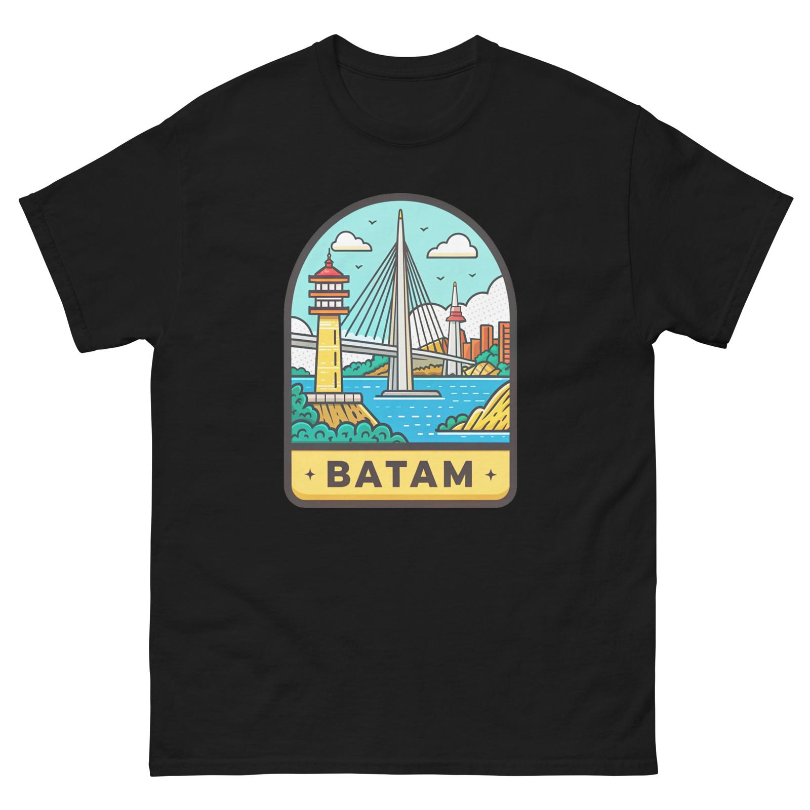 Batam World Travel Urban Area City T-Shirt XL