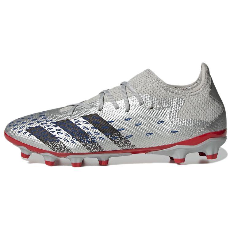 

Adidas Predator Freak .3 Comfortable Versatile MG (Rubber Short Studs) Artificial Turf Balanced Soccer Shoes Men Soccer Shoes Silver Gray Q46411 40