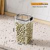 Sealed Transparent Kitchen Storage Jar for Dry Goods: Moisture & Dust-Proof