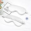 Double-Sided Imitation Silk Eye Mask - Light-Blocking, Breathable, Elastic Unisex Sleep Mask with Scrunchie.