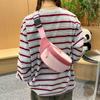 Color Block Crossbody Chest Bag Casual Waist Pack Lightweight Sling Bag for Women Men Travel Hiking Running Outdoor Sports