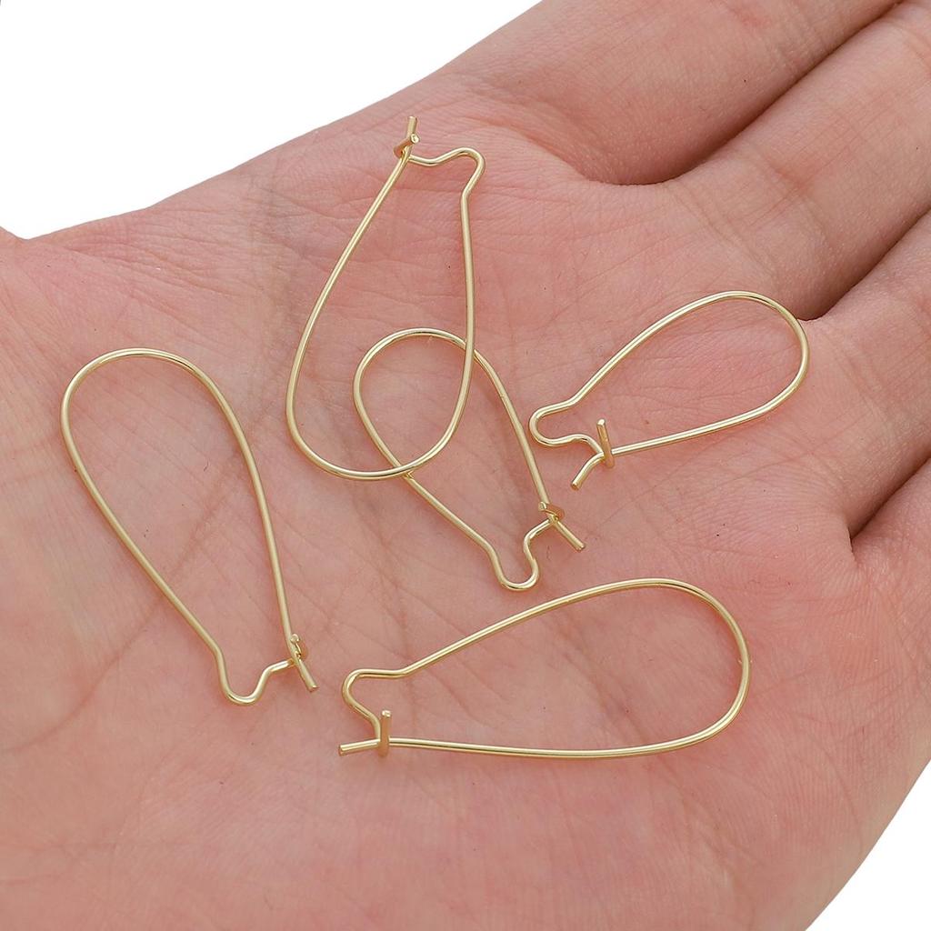 Gancio per l'orecchio lungo con orecchio di coniglio in rame per gioielli fai-da-te che realizzano accessori artigianali