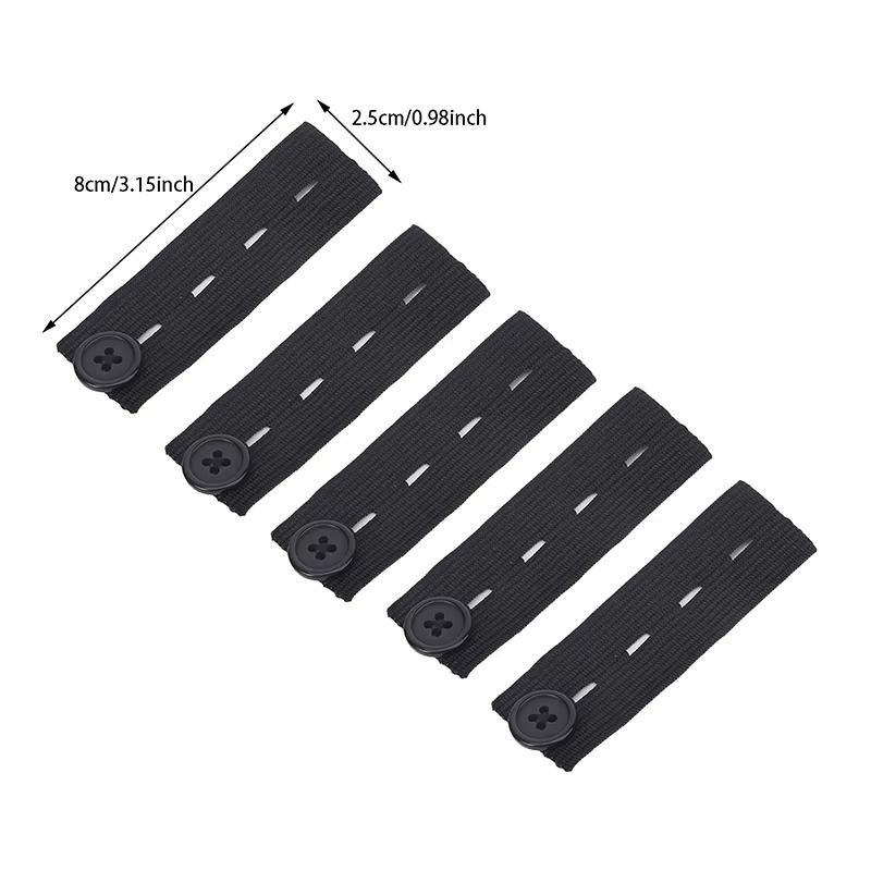 Byxförlängare Avtagbar Bälte Unisex Midjeband Tighta Byxor Jeans Kjolar Graviditet Knappkrokar Plagg DIY Sybehör