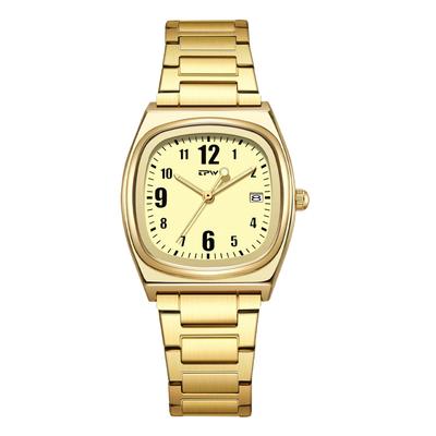 Square Watch Women Calendar Luminous Analog Display Cute Fashion Stainless Steel Band Waterproof Quartz Wristwatch Fashion Accessory - Birthday