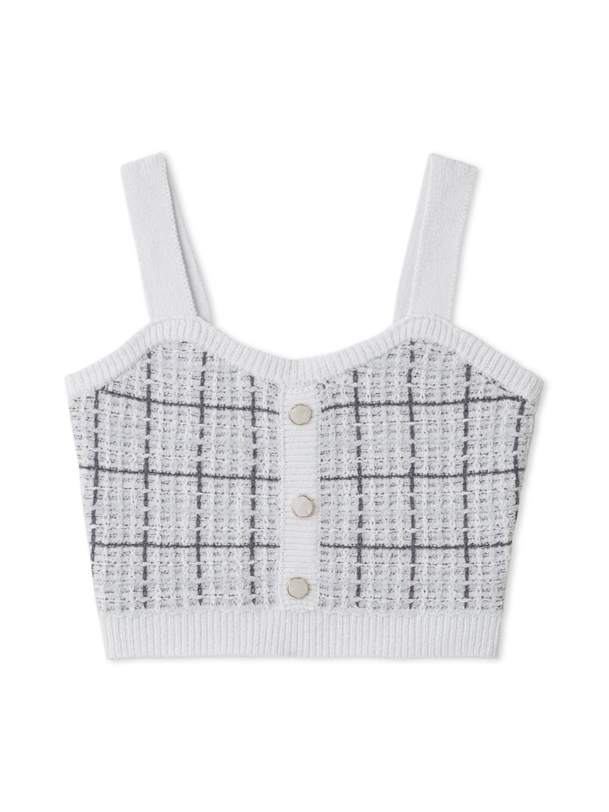 

Gelato Pique Checkered Bustier PWNT245128 BLU Free Size Women s синий