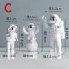 3Pcs/set Astronaut Figure Statue Figurine Spaceman Sculpture Educational Toy Desktop Home Decoration Model for Kids Gift