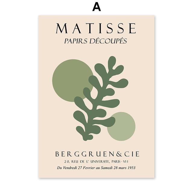 Abstract Matisse Bauhaus Picasso Exhibition Modern Wall Art Prints Canvas Painting Posters Wall Pictures For Living Room Decor No Frame