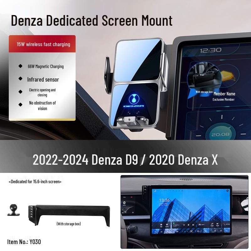 Denza D9 & N7 Car Phone Mount with Special Screen Navigation
