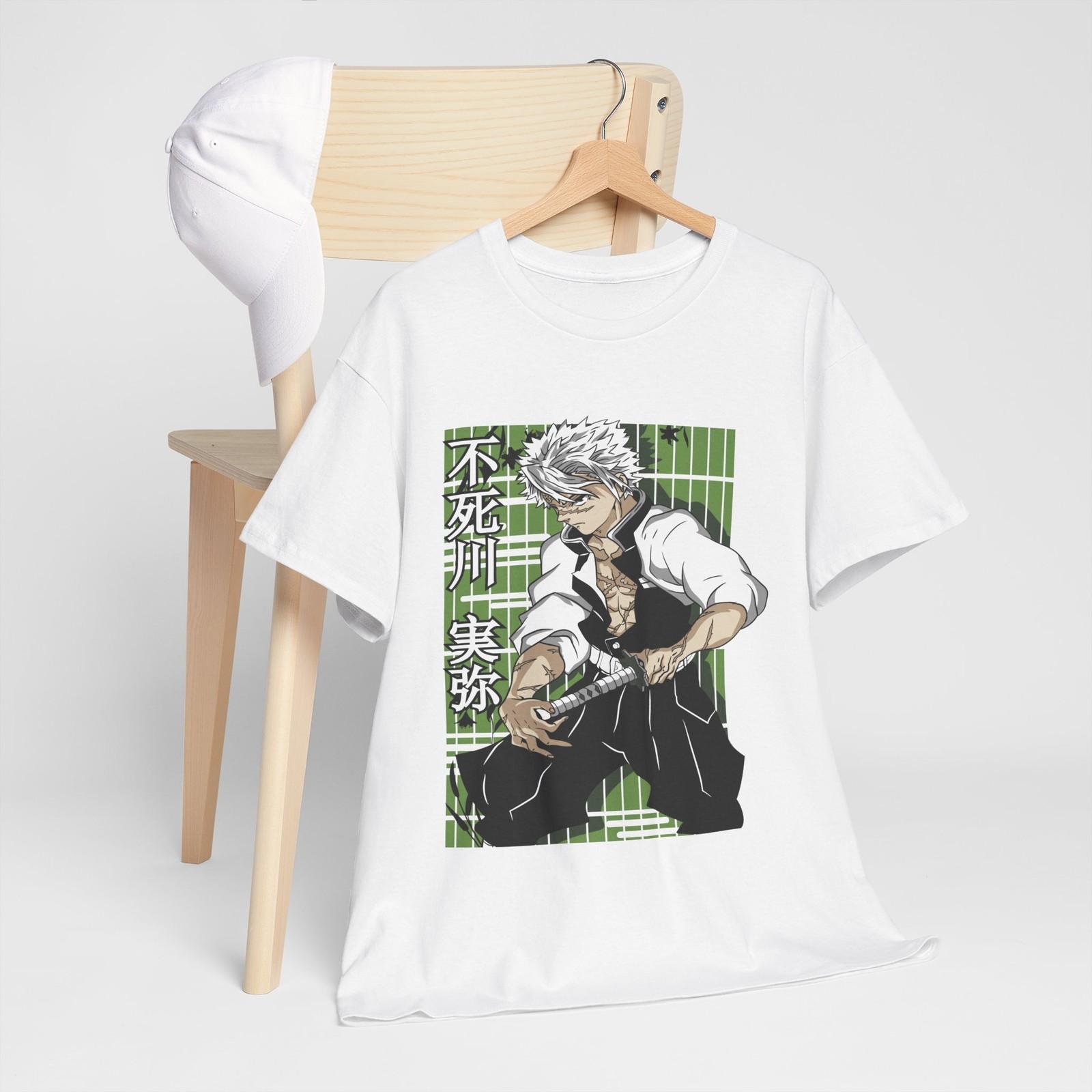 

Kyojuro Rengoku T-Shirt Mens Womens Tees Top Kimetsu no Yaiba Anime Demon Slayer Black Shirt All Size M