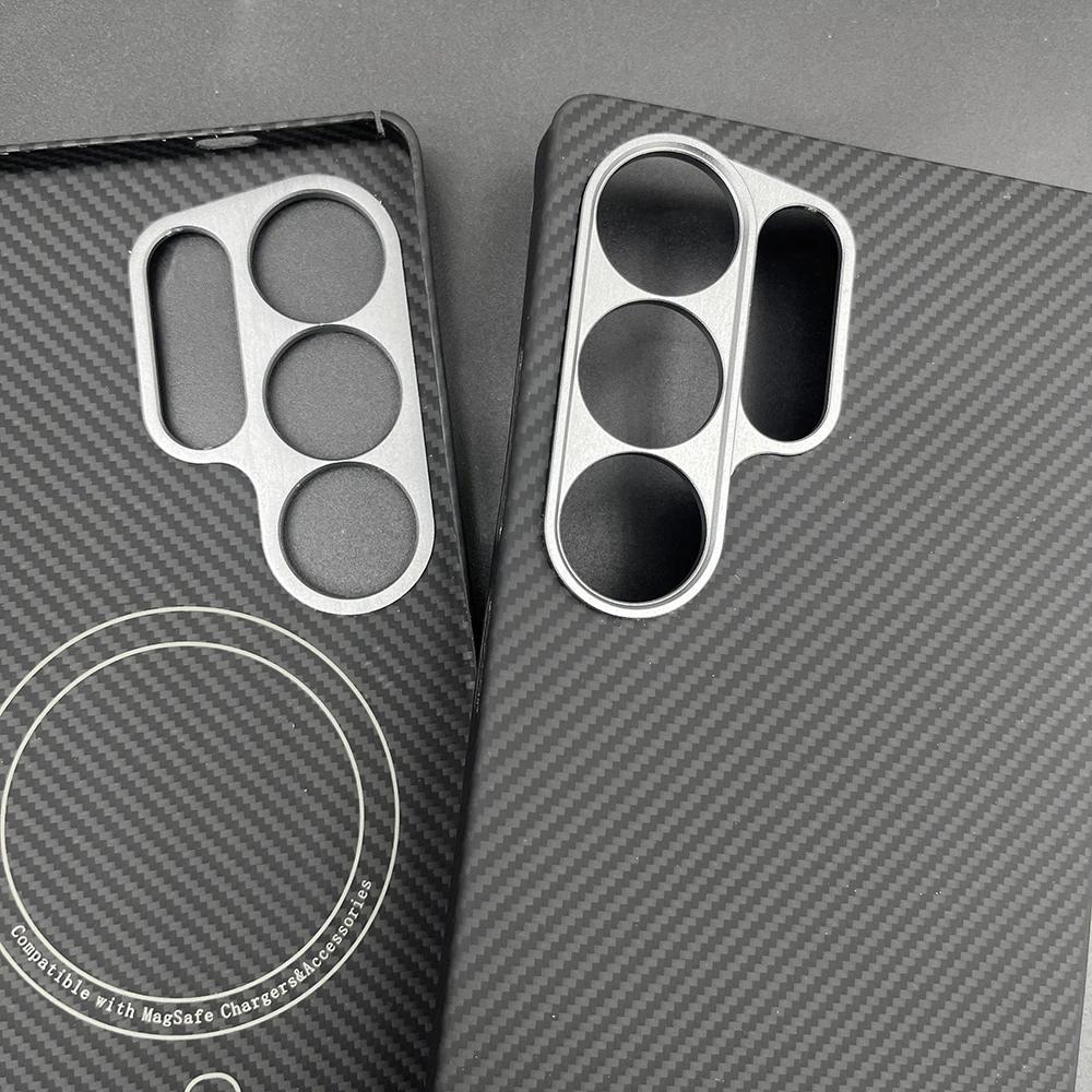 600D Carbon Fiber Case For Samsung Galaxy S25 Ultra 1500D Aramid Case for S25 Edge S25 Ultra-Thin Lightweight Protective Cover