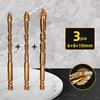 2/3/4/5Pcs Four-Edged Eccentric Drill Bit Skewed Head Concrete Drill Bit Set  Drilling Tool