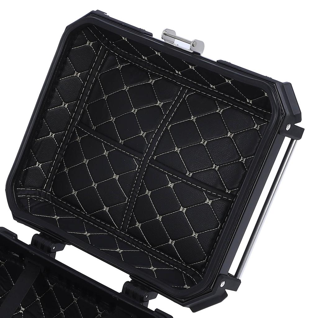 Motorcycle Luggage Box with Removable Base and Liner 28L Large Capacity Shockproof