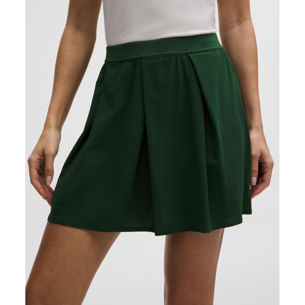 Lululemon Angled Pleat High Rise Tennis Skirt Ivy Grove