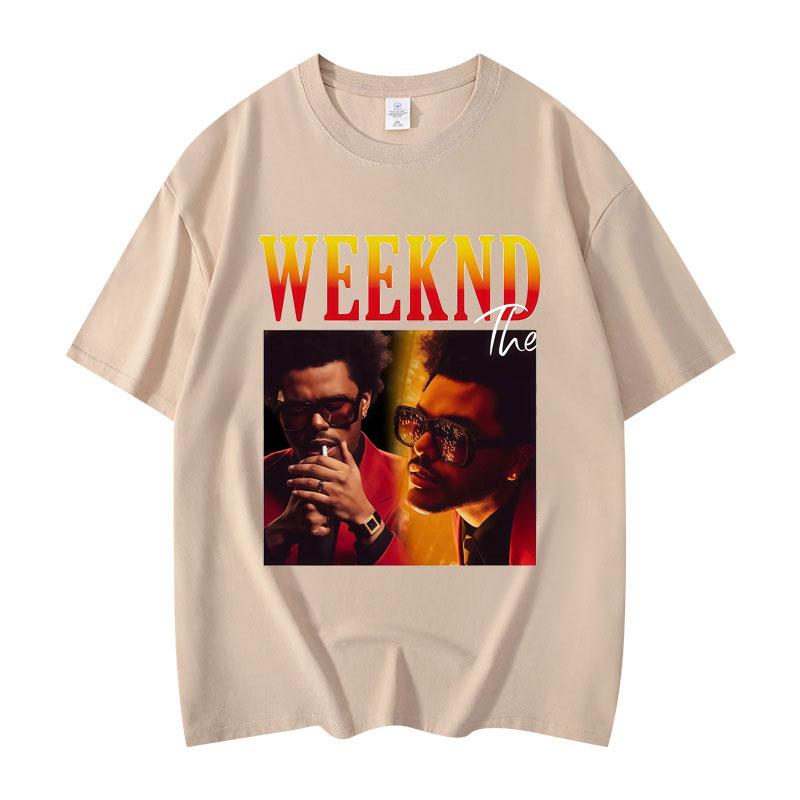 Rapper The Weeknd Graphic T Shirts Unisex Women Clothing Hip Hop Fashion Short Sleeve T Shirt High Quality Cotton Oversized Tshirt