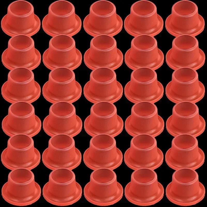 

100/50/30/10 шт. Герметичная прокладка для крана Резиновая прокладка для трубы Шайба для герметизации шланга Силиконовая заглушка для сантехники Прокладка для предотвращения протечек 10pcs красный