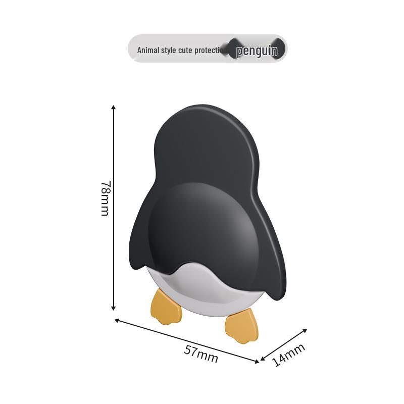 Silicone Door Handle Anti-Collision Buffer Pad for Wall and Glass Protection