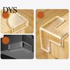 Furniture Corner Protector 4Pcs Table Guard Transparent Baby Safety Silicone L Type Edge Cover T Fan Children Protection Home Supplies