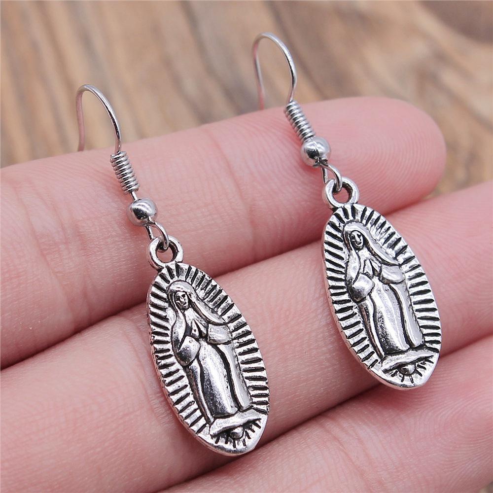 40 Styles Hotsale Women Earring Vintage Airplane Rocket Question Mark Tower Pin Scissors DNA Simple Cool Jewelry Handmade Gift