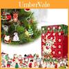 Calendar Christmas Advent Keychain Ornaments Tree Decor Gift 24 Countdown Days