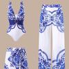 226 Fashion Sexy Swimsuit 3-Piece Set One-Piece Swimwear