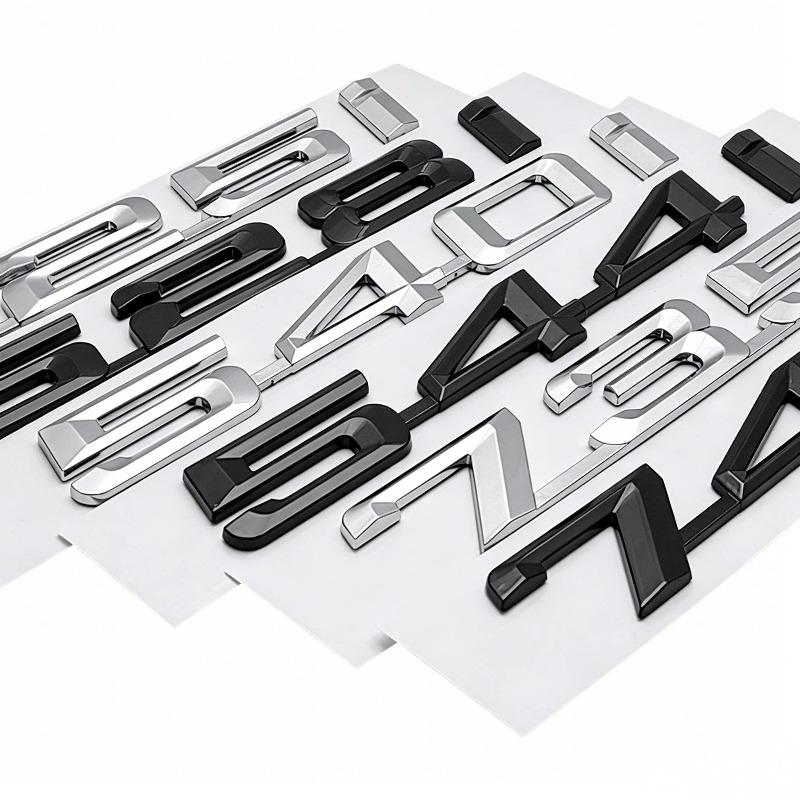 Applicable to 5 7 series rear logo 525i 528i 540i 544i 735i 740i car sticker one-piece car logo