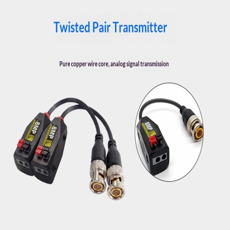 Hd 8Mp Single Channel Passive Video For Tvi Cvi Ahd Cctv Camera Coaxial High-Definition Twisted Pair Transmitter General