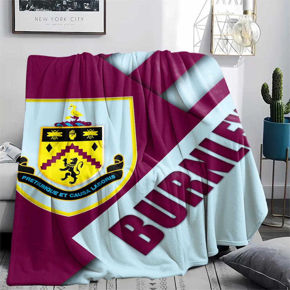 

Burnley FC Logo,pattern Flannel Blanket, High quality Comfortable for All Seasons, Home Decor, Warmth and Comfort, Perfect for Gifts. 80cm x 120cm