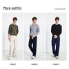 Navigare Men's 2025 New Collection Cotton Round Neck Knit Sweater