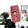 Be-Tty Boo-P Phone Case Black Silicone Soft For Samsung Galaxy A73,A72,A71,A70,A53,A52,A51
