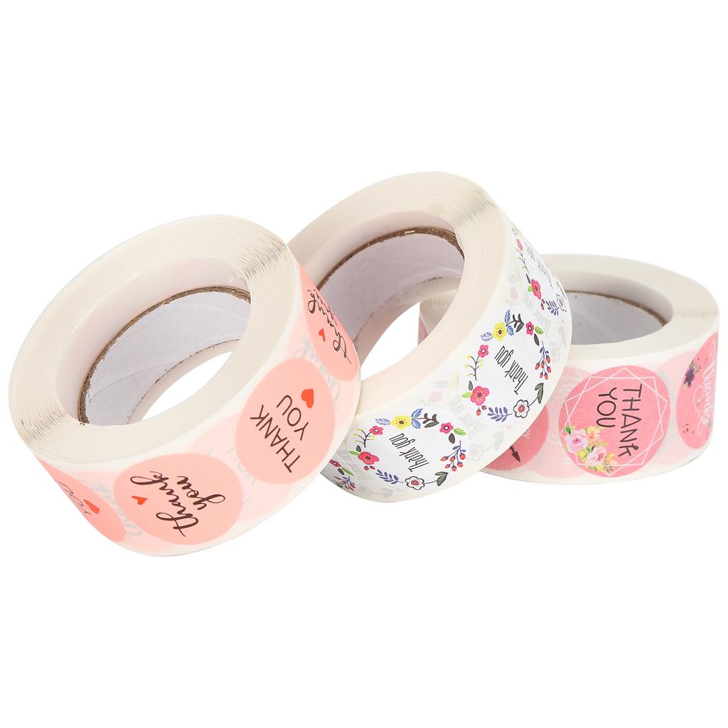 3 Rolls Washi Tape Sticker Label Journal Scrapbooking Notebook Gift Wrapping Holiday Decoration